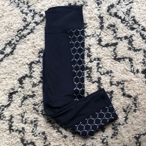 Athleta Eyelet Chaturanga Capri